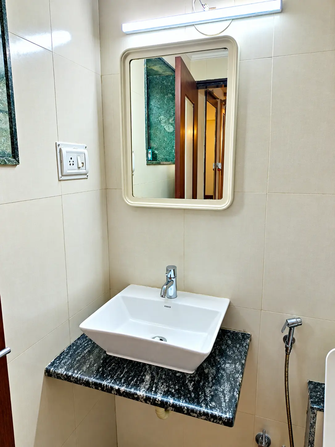 Bathroom wash basin at Hotel Viva Baga